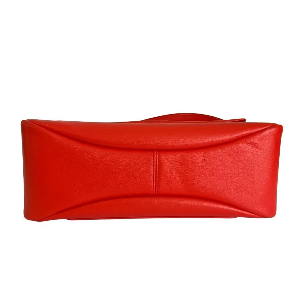Kate Spade Grace Convertible Shoulder Bag Red Leather Small Flap Shoulder Bag - Picture 10 of 15